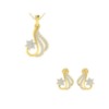 Pendant & Earring Set - AFP00200-23G