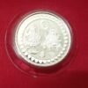 Laxmi Ganesh Round Silver coin 10 Grams